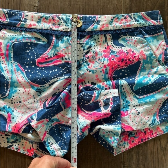 Lilly Pulitzer Indigo STAR STRUCK Adie short 2 - Picture 6 of 10